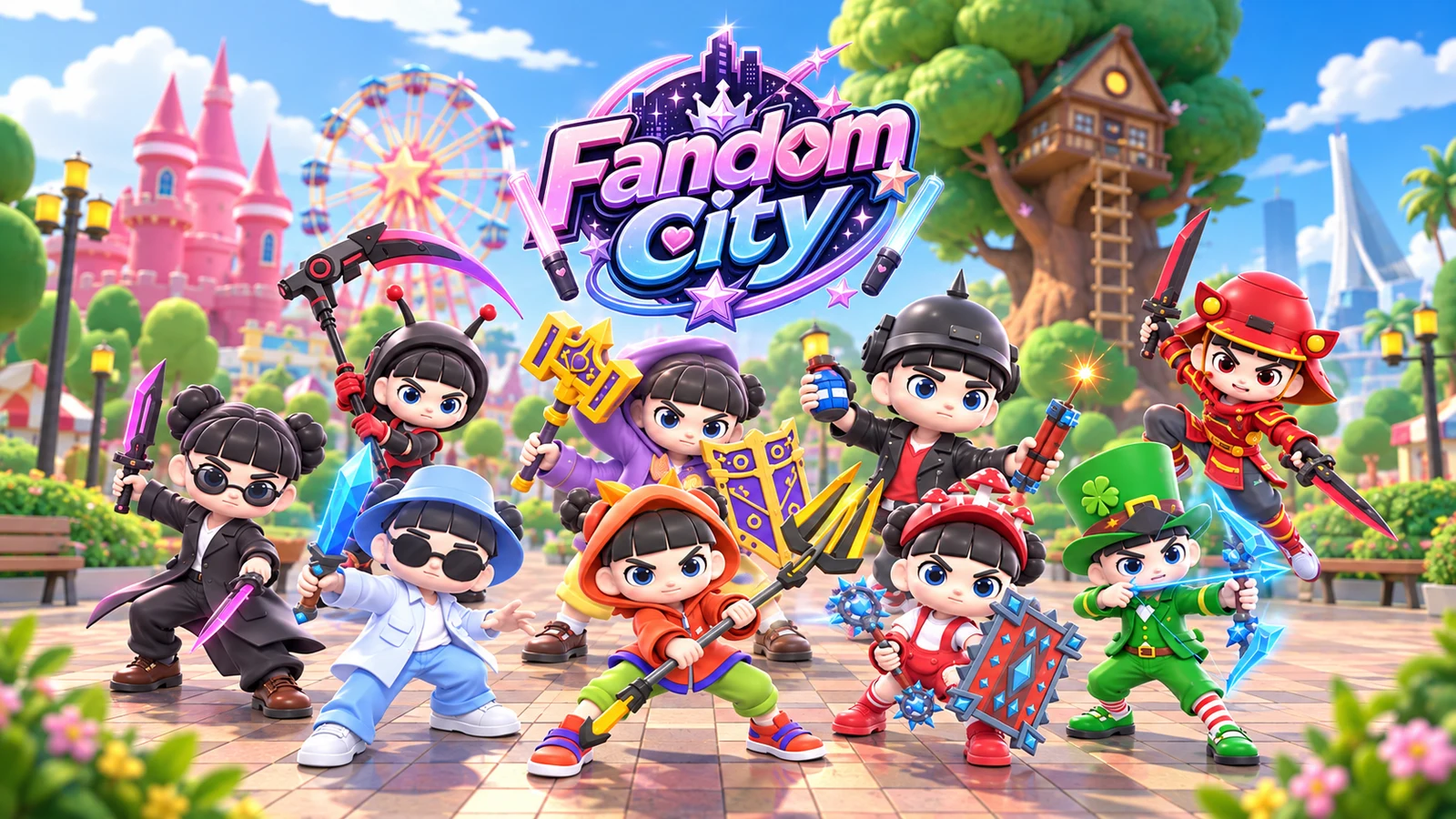 ตัวละครทั้ง 9 อาชีพจากภาพอาร์ตของเกม